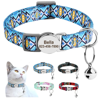 Customizable collar for cats